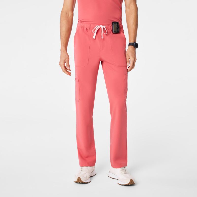 men's Pulmonary Pink Cairo - Short Cargo Scrub Pant