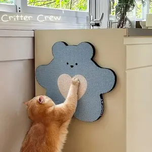 Critter Crew Little Panda Scratcher - Wall-mounted, Wear-resistant, Scratch-resistant, Wall-protecting Cat Scratcher and Cat Toy.infinity cat scratcher