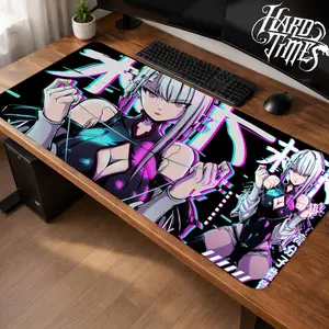 Lucy Cyberpunk: Edgerunners Gaming Mouse Pad Personal, Custome, Anime Desk Mat Extended Keyboard Pad Waterproof Non Slip Rubber Base Large Mousepad for PC Gamer Setup Desk Accessories 40x21 Inch,Office Gifts, Decor desktop