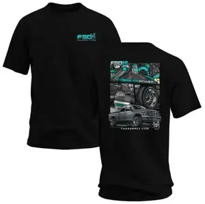 FSD Cummins Power Turbo Diesel Tee – Black Cotton Graphic Shirt for Diesel Truck