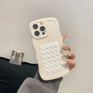 Wavy Shell Antique iPhone Case Set Accessories with Suction Phone Case, Cover, Tpu Shockproof Protective Design for iPhone 11 to 16 Models