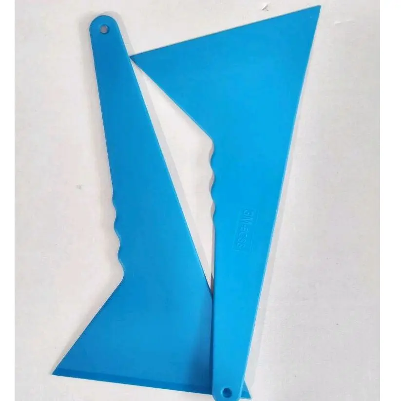 Long Squeegee for Window Tint Set of 2 - Blue Color, Ideal for Easy Application and Removal