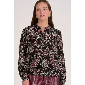 Because of You Printed Paisley Blouse