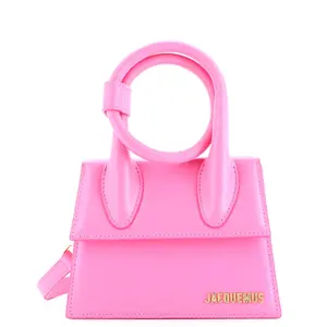 Pre-owned JACQUEMUS material Messenger Bags Le Chiquito Noeud Bag Leather by Rebag