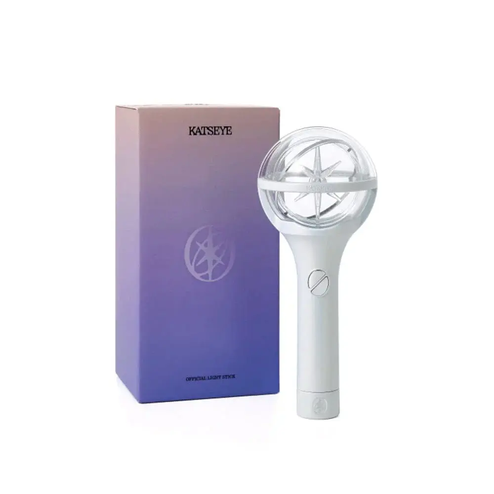 KATSEYE Official Light Stick | Official K-Pop Concert Lightstick | Star Compass Globe Collectible Merch | Strap + Dust Bag + 6 Photocards