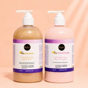 Conditioner & Shampoo (infused with rosemary, lavender, peppermint and indian powder) Haircare. Cleanse and Nourish  Kit