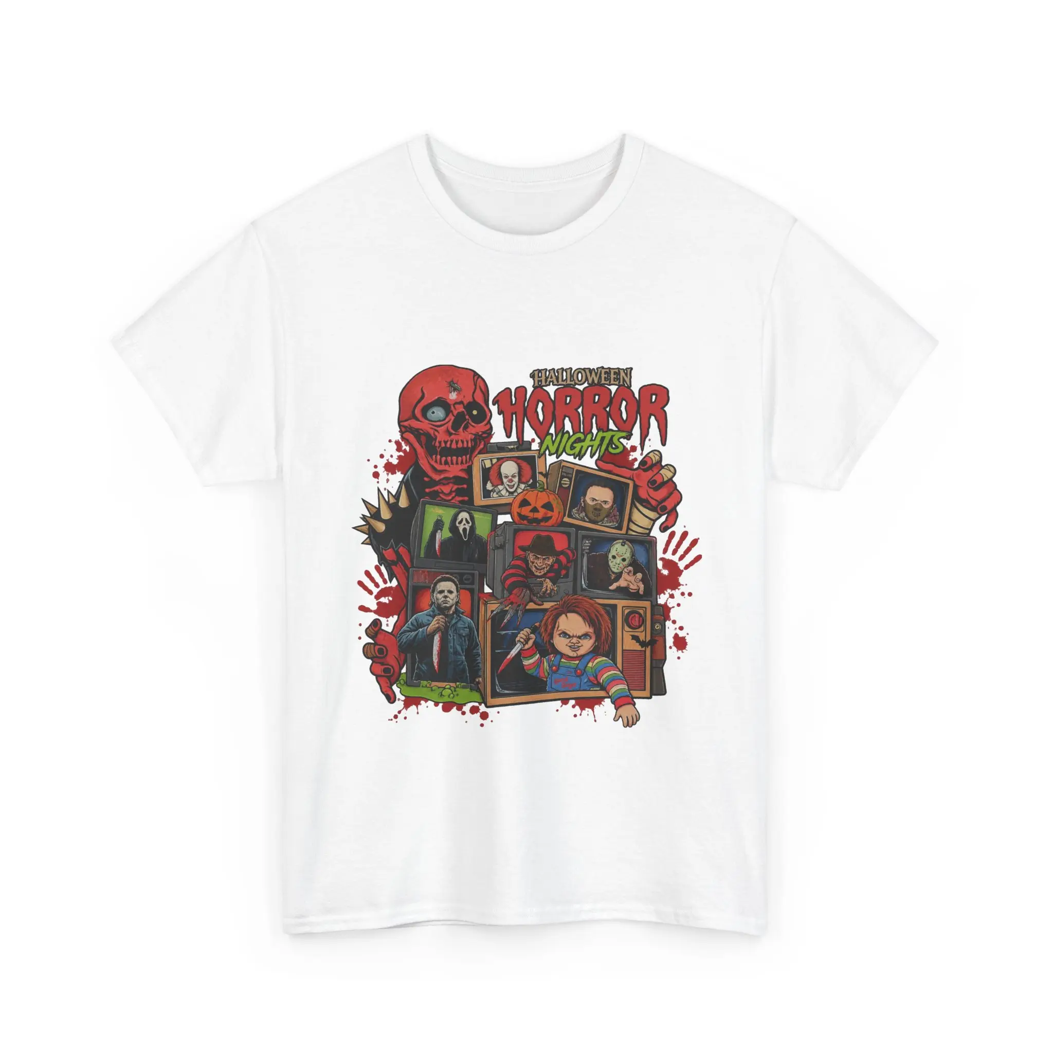 Vintage Halloween Horror Graphic T-Shirt