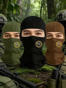 3pcs/2pcs/1pc Unisex Printing Balaclava Mask Full Face Ski Mask for Men Women Suitable for Outdoor Sports Daily Wear Gift Hat