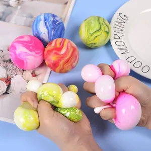 Soft Mochi Colorful Ball Squishy Toy Cute Fidget Toy for Relaxing Mood and Relieving Daily Pressure