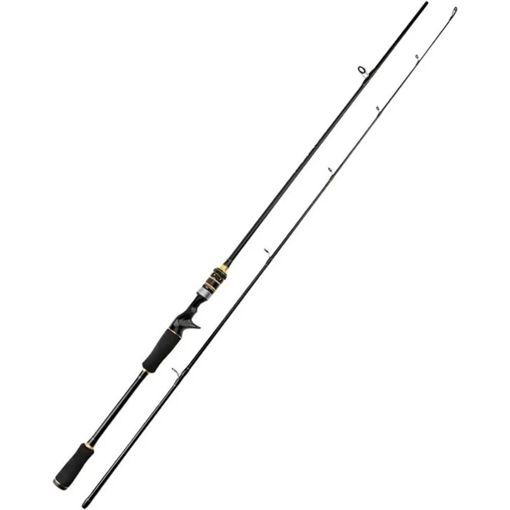 Carbon Fiber Spinning Rod - 5.4ft Fast Action Fishing Rod for Bass, Lightweight for Saltwater & Freshwater Use, Compatible with 2000-3000 Size Fishing Reel