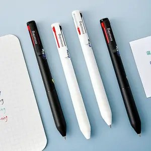 2-Pack 4-Color Modular Gel Pens, Multifunctional Design for Creative Writing, Ideal for Students and Office Use, Multi Purpose Pens