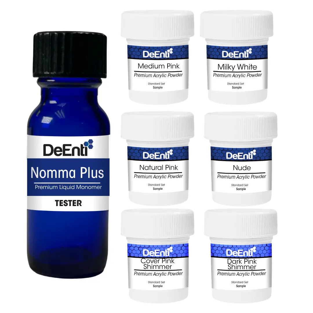 DeEnti Premium Acrylic Sample Kit | 7-Piece Set