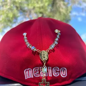 Rosary Hat Chain Hat Pin diamond pin