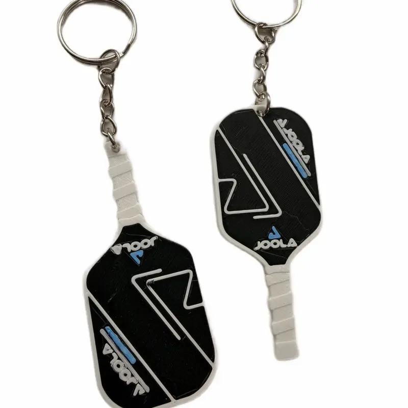 Pickleball Racket Design Keychain, 1 Count Creative paddle Design Keychain for Car Bag, Fashionable Novelty Accessories for Men & Women As Gift