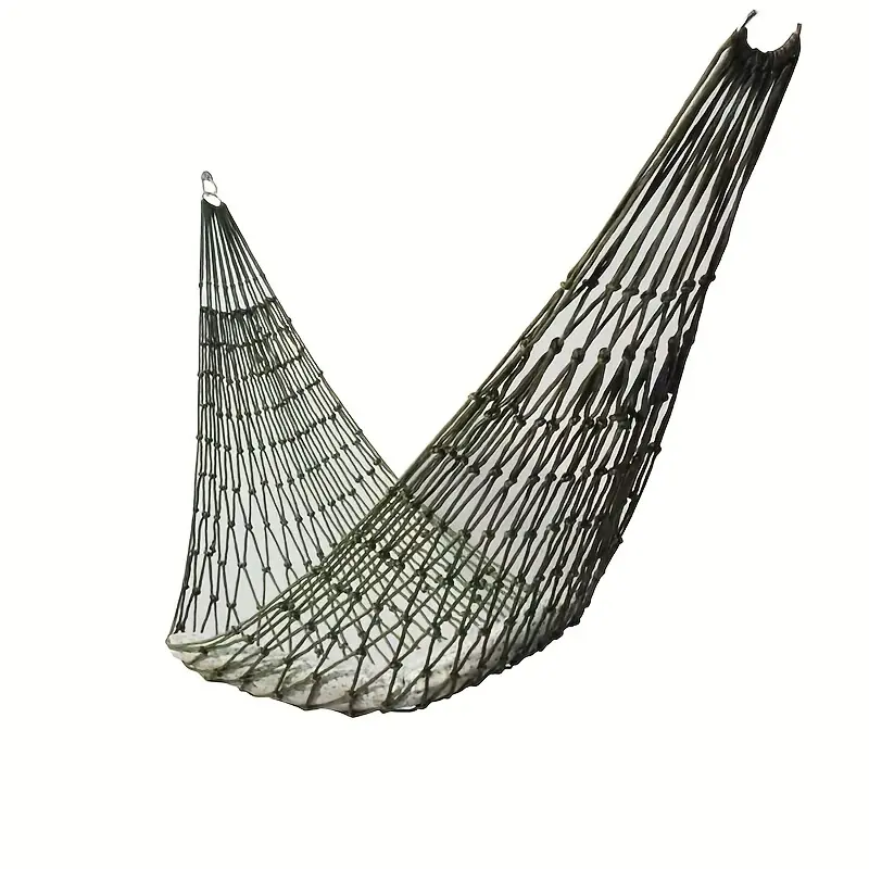 Outdoor Portable Travel Hammock, 1 Count Mesh Garden Backyard Hammock, Durable Camping Swing Hanging Bed