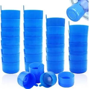 30 Pack Gallon Water Bottle Caps,Non Spill Water Bottle Caps for 55mm 3 and 5 Gallon Water Jugs,Non Spill Caps  Snap  Cap