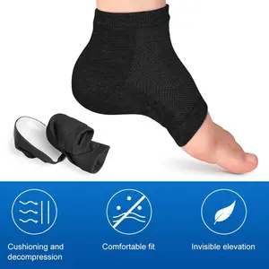 Invisible Elevator Socks with Hidden Lift Insoles - 2.5/3.5cm Height Increase for Men & Women, Non-Slip Thickened Heel Pads for Discreet Comfort(Sheets)