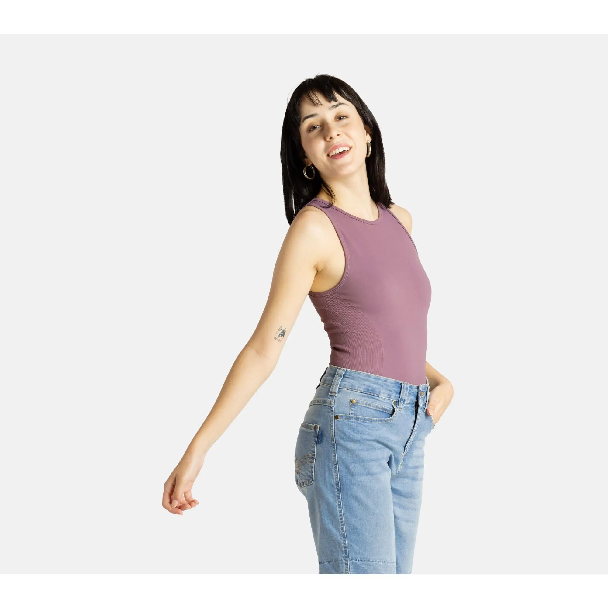 No Limbits Adaptive Women's Muave SensoryCompressionTank