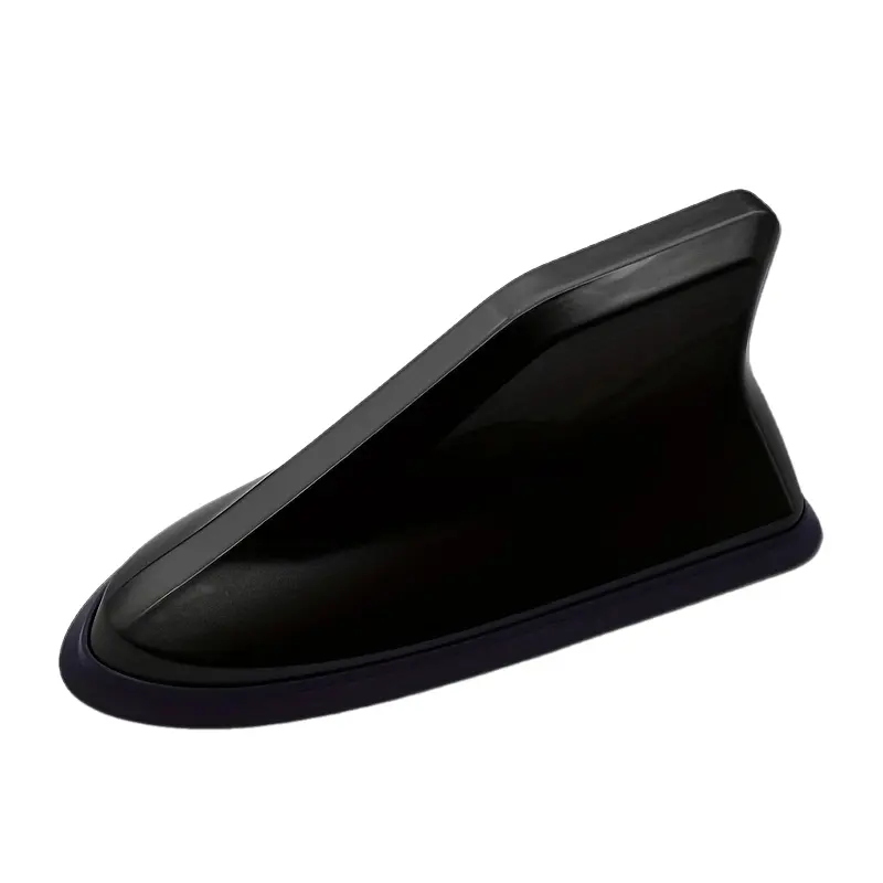 Car Antenna Shark Fin Roof Mount Rear Wing Antenna, Second Generation Fm/am Signal Receiver, No Drilling Car Decoration Antenna