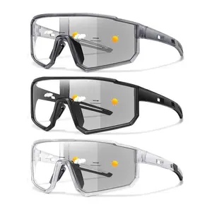3 packs Fashion Cycling Photochromic Sunglasses For Men Women Classic Casual Windproof Eyewear Outdoor Sports Fishing Baseball