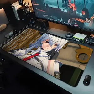 Zani Wuthering Waves Mouse Pad Game Design 1000×500mm 900×400mm 800×400mm 600x300mm Large XXL Gaming Mouse Pad - Extended, Thick, Non-Slip Rubber Base Desk Mat with Precision Stitched Edges - Washable Large Desk Pad