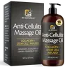 M3 Naturals Firming Body Massage Oil 16 Fl Oz with Collagen & Stem Cell – Helps Smooth The Appearance of Cellulite & Improve Skin Texture – Refreshing Aromatherapy Body Oil for Legs & Full Body -  Lemony Eucalyptus Scent