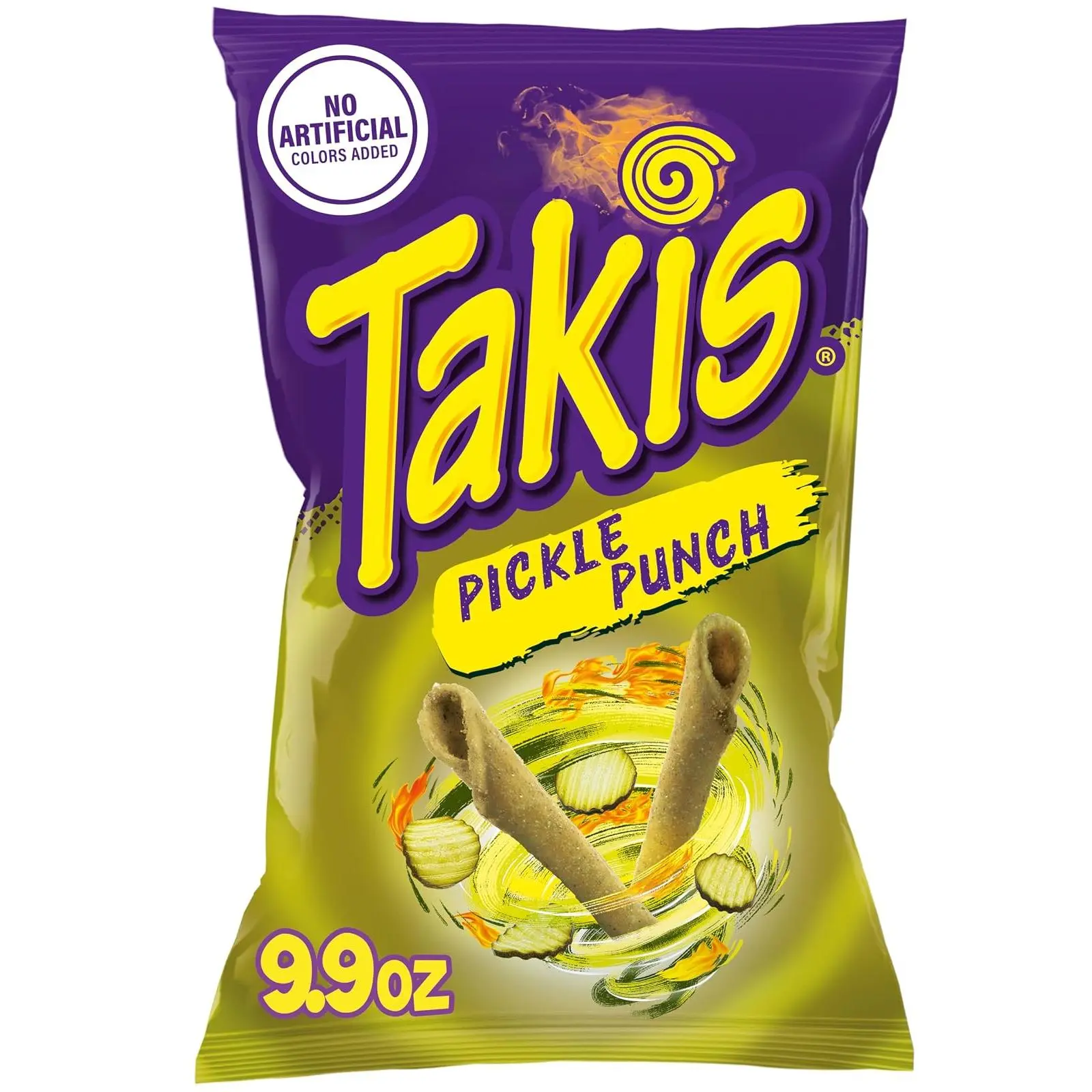 Takis Pickle Punch Sharing Size – Spicy Pickle Flavored Medium Tangy Rolled Tortilla Chips