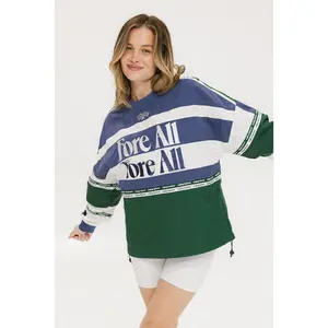 Danica Racing Shirt - Indigo/Green