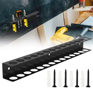 Screwdriver Plier Organizer Wall Mount,Screwdriver Rack,Metal Plier Holder Utility Tool Holder Organizers and Storage Rack for Garage Workshop Workbench Tool Chest Cart,1 PCS fathersdaygiftideas