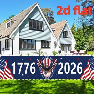 American Flag Eagle Banner, Polyester Material, Patriotic Party Decor, Independence Day Yard Decoration, Ideal Gift for Parties and Holidays