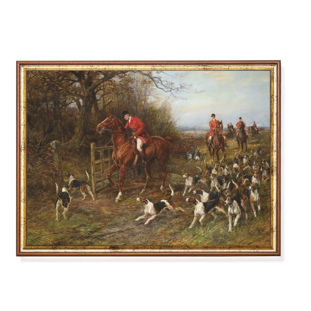 Farmhouse Decor, Antique Wall Art, Horse Print, Vintage Equestrian Printing, Fine Art, Animals Artwork Unframed, Room Decor