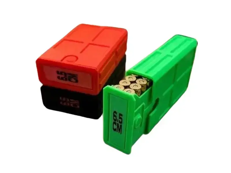 6.5 Creedmoor Stackable Sliding Tray Ammo Container 20 Rounds Compact Dual Locking Mechanism EDC Range Day 3D Printed Secure Closure