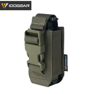 IDOGEAR Flashlight Holder Molle Flashbang Pouch Multi-Purpose Tool Pouch for Vest Heavy Duty Belt Backpack 3593