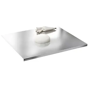 Stainless Steel Cutting Board for Kitchen, Food Grade Non Toxic Metal Chopping Board for Meat, Veggies, Fruits and Kneading (40 x 60cm/15.7 x 23.6 in)