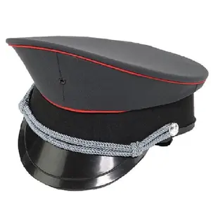 Military Hat - Captain - Dictator - Costume Accessory - Adult Unisex - 3 Sizes