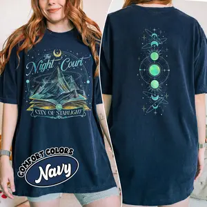 The Night Court Fantasy Comfort Colors® Shirt, Velaris City of Starlight T-shirt, ACOTAR Book Lover, SJM Reader Gift