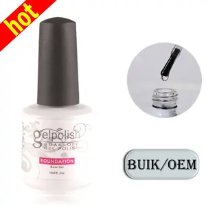 Non-Toxic UV Nail Gel Polish 15ml Soak Off Gel Base Coat Top Coat Free Sample Liquid UV LED Salons