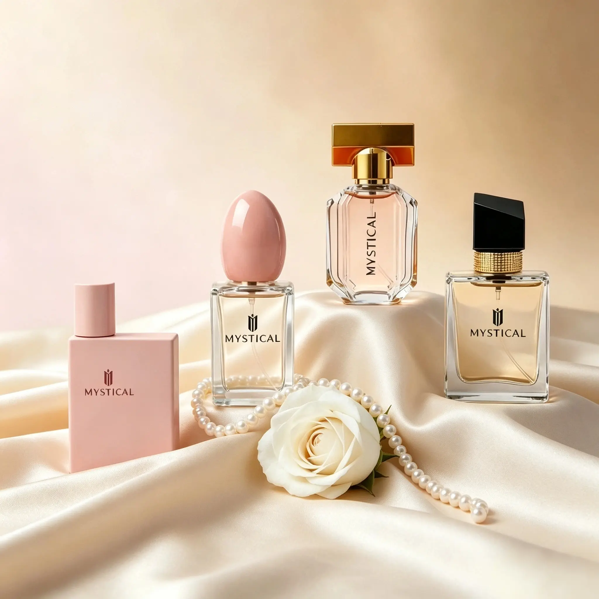 mystical woman Pheromone Perfume Set, 4Bottles 30ml Each, Romantic Floral FruityScent, portable travel size, Mini Perfume,Gift for Birthday, Valentine's Day, long lasting perfumes, great holiday gift, curations good scent  purse stuffer unique charm