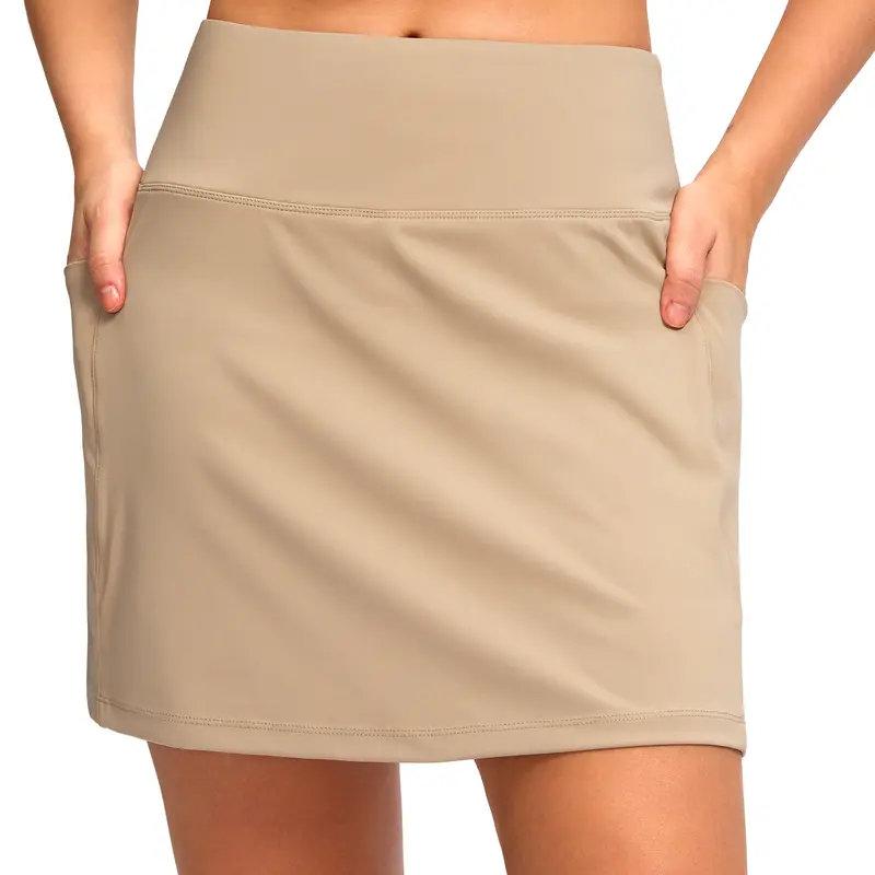G Gradual Women's High Waisted Wicking Sport Skort - 4-Pocket Carry, Stretchy, Above-the-Knee Mini Skirt with Underlayer Shorts, Active Summer Wear for Tennis, Golf #outdoorfun
