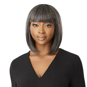 Outre Human Hair Wig Fab N Fly Gray Glamour HH-Deria