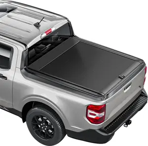 Retractable Truck Bed Tonneau Cover Compatible with 2022 2023 2024 2025 2026 Maverick (4.6'/54.4'') Retractable Hard Truck Bed Cover Password Lock