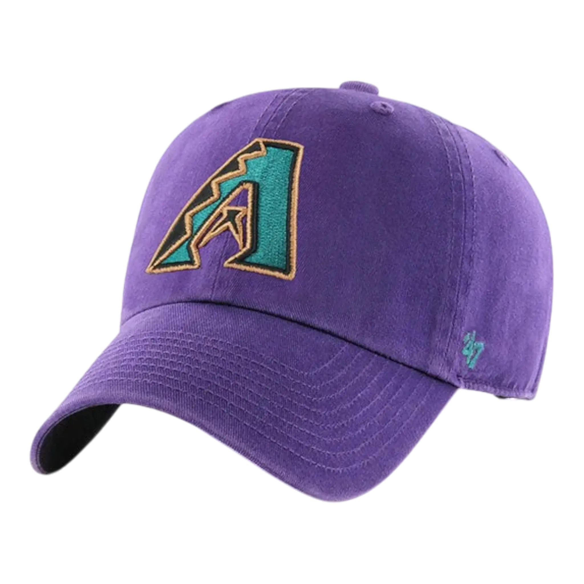 47 Brand Clean Up Arizona Diamondbacks Strapback in Purple | Men Adjustable Cap