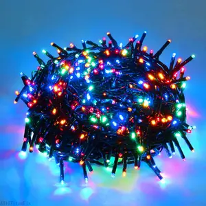 500 LED 49ft Christmas Cluster Lights Christmas Decoration String Lights for Xmas Home Garden Wedding Party Xmas Tree Bedroom Indoor Outdoor Decor (Multicolor)AB10TitanFix