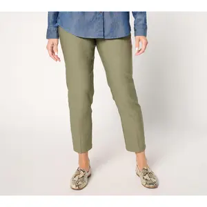 Joan Rivers Regular Bengaline Tapered Leg Ankle Pant