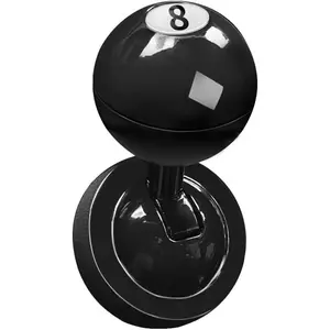 Push Start Button Cover,Car Joystick,Car Push to Start Button Rocker,Joystick Car Starter Protector,Metal Ball-bar Automotive One-Touch Push to Start Accessorie(Black)