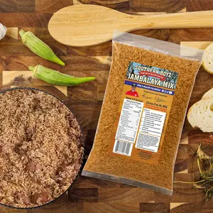 Southern Boyz Seasonings Jambalaya Mix With Rice, 8 Ounce Bag