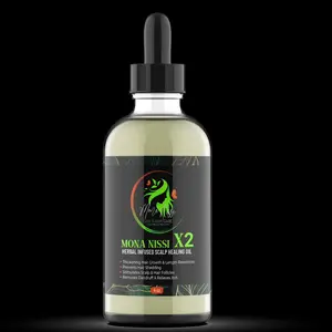 Mona Nissi x2 Herbal Infused Growth Oil for Hair - Nourishing Formula