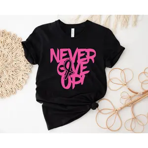Men's breast cancer awareness and motivation Graphic T-Shirt - Short Sleeve Crew Neck Regular Fit Casual Wear | Soft & Breathable Fabric, Durable Print, Everyday Comfort, Machine Washable, minimalist and flat-lay with bohemian decor elements product