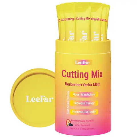 LeeFar Cutting Drink Mix – Berberine, Chromium, 5-HTP, Yerba Mate & Magnesium | 30 Servings