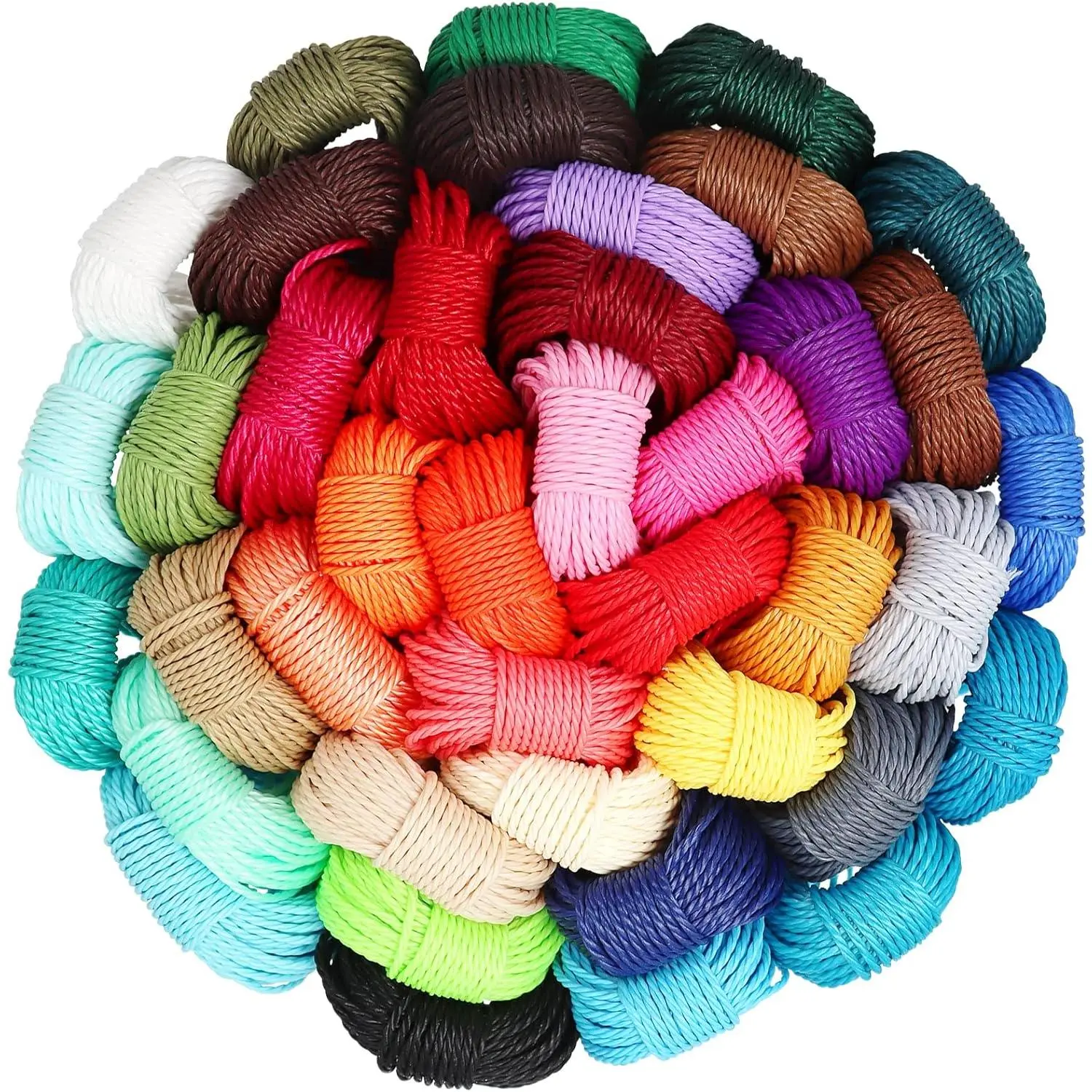 40 Colors 1mm 437 Yard Waxed Polyester Cord for DIY Bracelets Necklace Jewelry Making Friendship